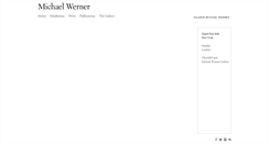 Desktop Screenshot of michaelwerner.com